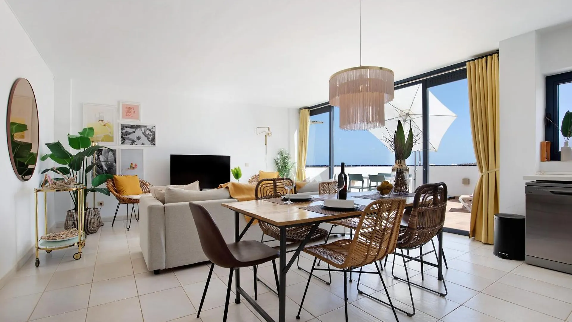 Las Vistas Apartment Mit Meerblick Costa Calma